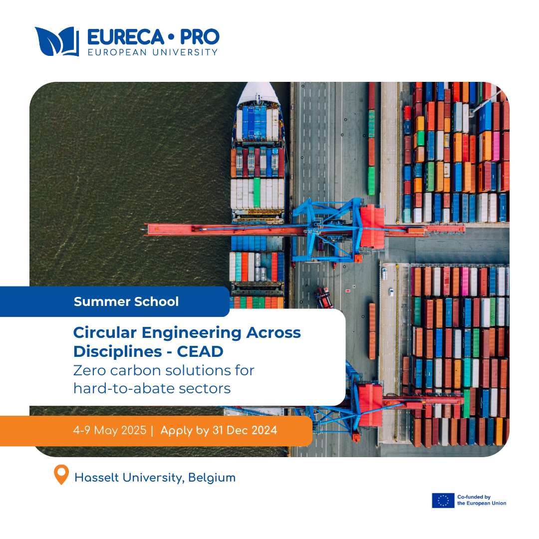 EURECAPRO Circular Engineering Across Disciplines Summer School 2025 EURECAPRO Technical